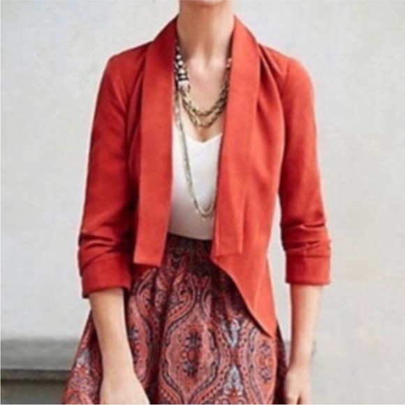 ANTHROPOLOGIE Cartonnier Open Blazer - Picture 2 of 14